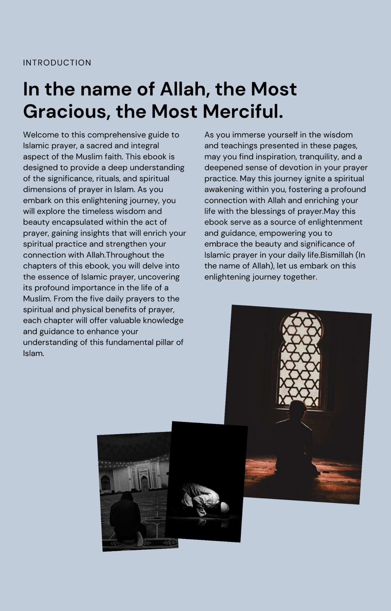 E-Book: Serenity in Salah: Nurturing the Soul